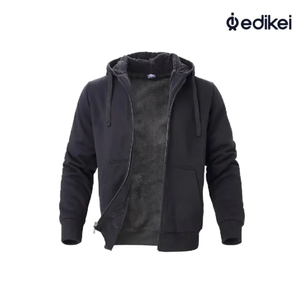 BlackPhantom Premium Men’s Hoodie in sleek black, a modern and stylish design available at edikei.com